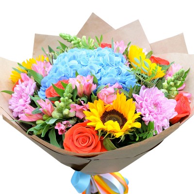 Букет микс "Цветочная поляна"